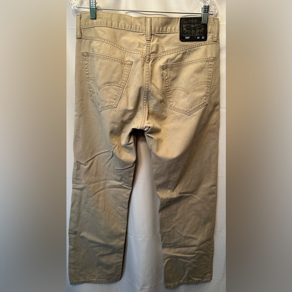 Levi’s 559 Relaxed Straight Leg Jeans Men's Size 32x32 Beige Tan Jeans Pants - Picture 7 of 10